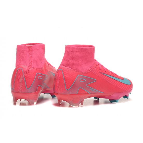 Nike Mercurial Superfly 10 Elite FG Men's Pink Blue Football Boots