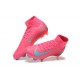 Nike Mercurial Superfly 10 Elite FG Men's Pink Blue Football Boots