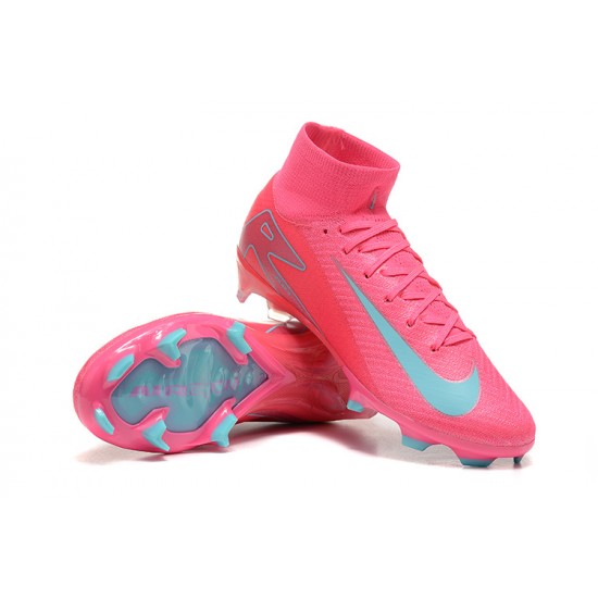 Nike Mercurial Superfly 10 Elite FG Men's Pink Blue Football Boots