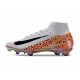 Nike Mercurial Superfly 10 Elite FG Men's White and Orange Football Boots