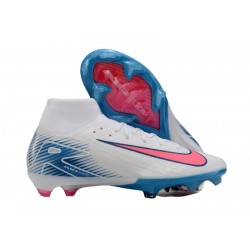 Nike Mercurial Superfly 10 Elite FG Men's White and Pink Football Boots