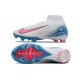 Nike Mercurial Superfly 10 Elite FG Men's White and Pink Football Boots