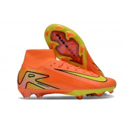 Nike Mercurial Superfly 10 Elite FG Men's Yellow and Orange Football Boots