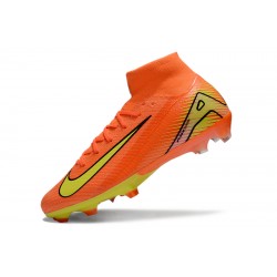 Nike Mercurial Superfly 10 Elite FG Men's Yellow and Orange Football Boots