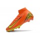 Nike Mercurial Superfly 10 Elite FG Men's Yellow and Orange Football Boots