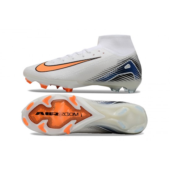 Nike Mercurial Superfly 10 Elite FG Orange White Men's Football Boots