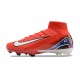 Nike Mercurial Superfly 10 Elite FG Red and White Men's Football Boots