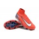 Nike Mercurial Superfly 10 Elite FG Red and White Men's Football Boots