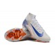 Nike Mercurial Superfly 10 Elite FG White Bule Men's Football Boots