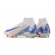 Nike Mercurial Superfly 10 Elite FG White Bule Men's Football Boots