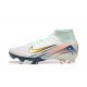 Nike Mercurial Superfly 10 Elite FG White and Gold Men's Football Boots