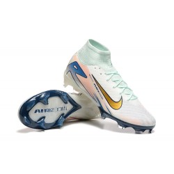 Nike Mercurial Superfly 10 Elite FG White and Gold Men's Football Boots