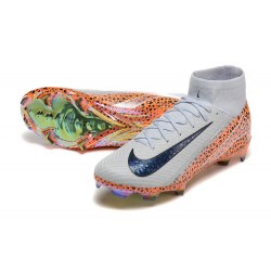 Nike Mercurial Superfly 10 Elite FG White and Orange Men's Football Boots