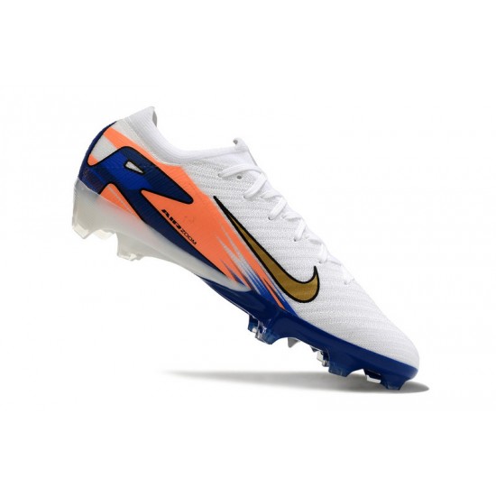 Nike Mercurial Vapor 16 Elite FG Men's White and Blue Football Boots