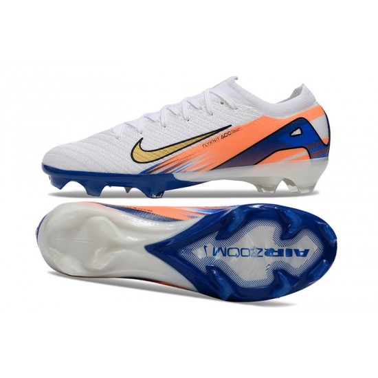 Nike Mercurial Vapor 16 Elite FG Men's White and Blue Football Boots