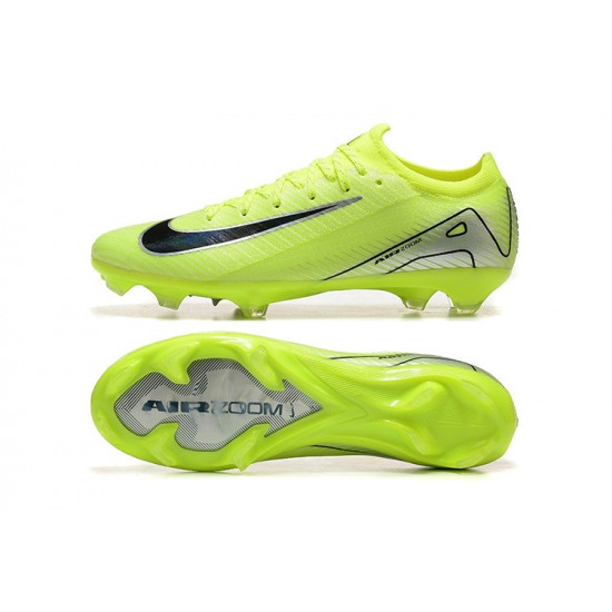 Nike Mercurial Vapor 16 Elite FG Men's Neongreen and Black Football Boots