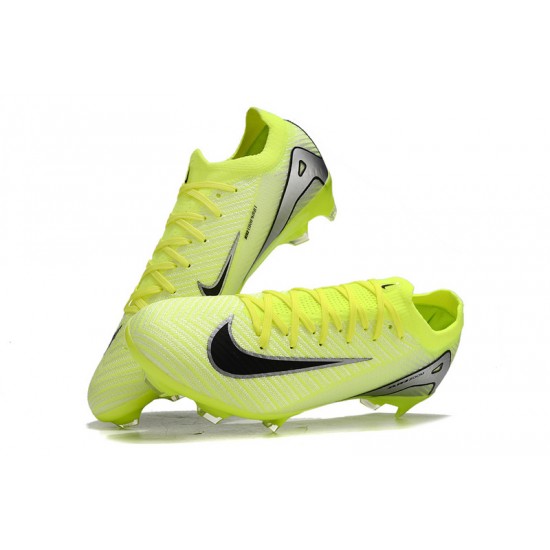 Nike Mercurial Vapor 16 Elite FG Men's Neongreen and Black Football Boots