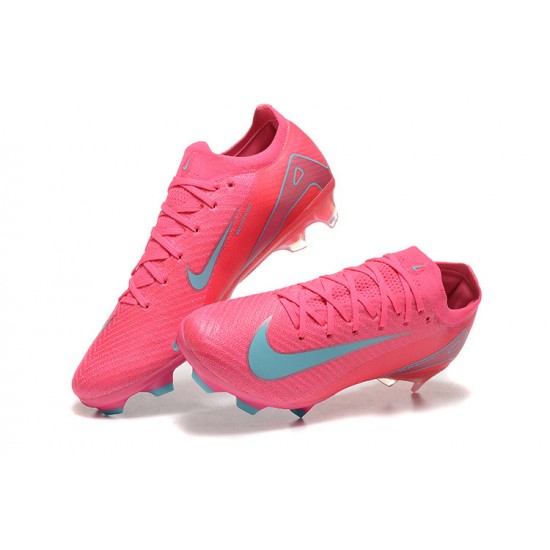 Nike Mercurial Vapor 16 Elite FG Men's Pink and Blue Football Boots