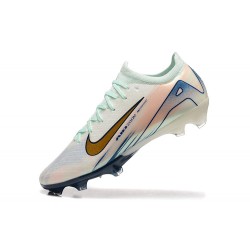 Nike Mercurial Vapor 16 Elite FG Men's White and Gold Football Boots