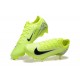 Nike Mercurial Vapor 16 Elite FG Neongreen and Black Men's Football Boots