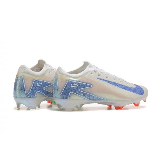 Nike Mercurial Vapor 16 Elite FG White and Blue Men's Football Boots