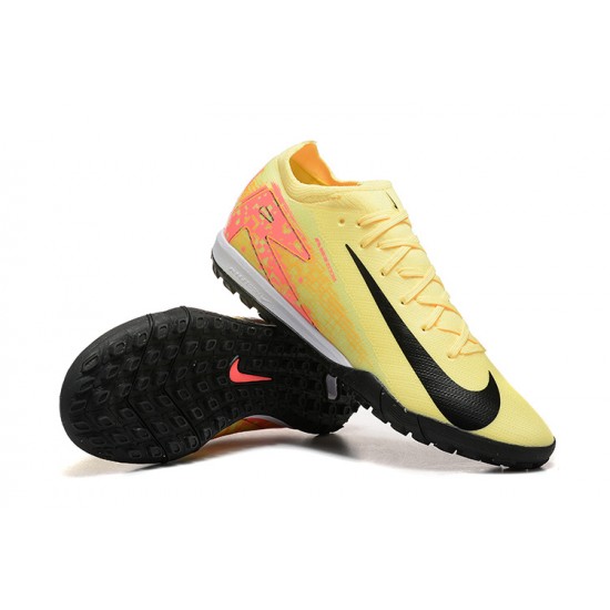 Nike Mercurial Vapor 16 Elite TF Men's Black Yellow Football Boots