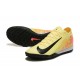 Nike Mercurial Vapor 16 Elite TF Men's Black Yellow Football Boots