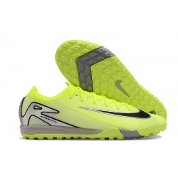 Nike Mercurial Vapor 16 Elite TF Men's Chartreuse Grey Football Boots