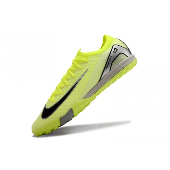 Nike Mercurial Vapor 16 Elite TF Men's Chartreuse Grey Football Boots