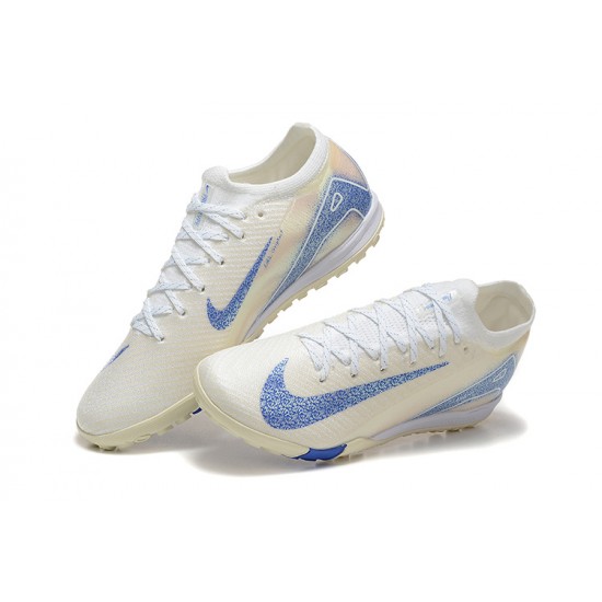 Nike Mercurial Vapor 16 Elite TF Men's White and Blue Football Boots