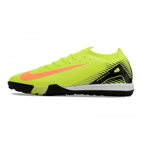 Nike Mercurial Vapor 16 Elite TF Orange and Chartreuse Men's Football Boots