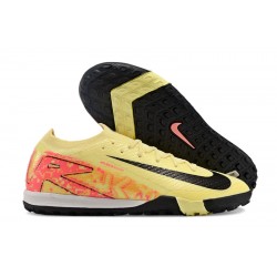 Nike Mercurial Vapor 16 Elite TF Pink and Yellow Men's Football Boots