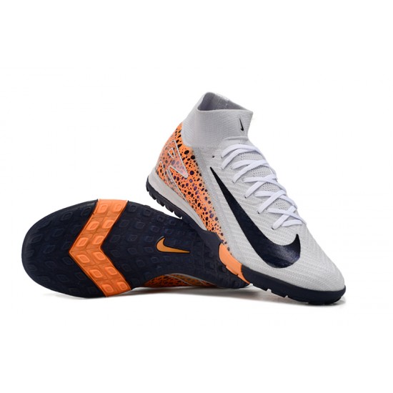 Nike Mercurial Superfly 10 Elite TF White Orange Football Boots