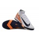 Nike Mercurial Superfly 10 Elite TF White Orange Football Boots