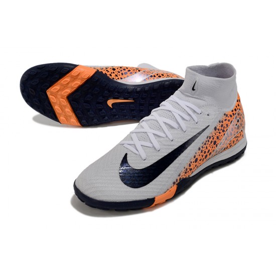 Nike Mercurial Superfly 10 Elite TF White Orange Football Boots