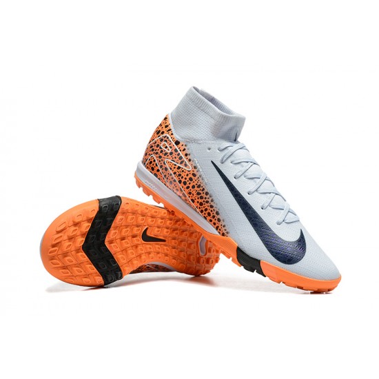 Nike Mercurial Superfly 10 Elite TF White Orange Men's Football Boots