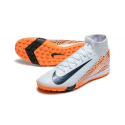 Nike Mercurial Superfly 10 Elite TF White Orange Men's Football Boots