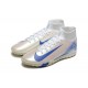 Nike Mercurial Superfly 10 Elite TF White and Blue Football Boots