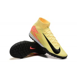 Nike Mercurial Superfly 10 Elite TF Yelleow Black Men's Football Boots