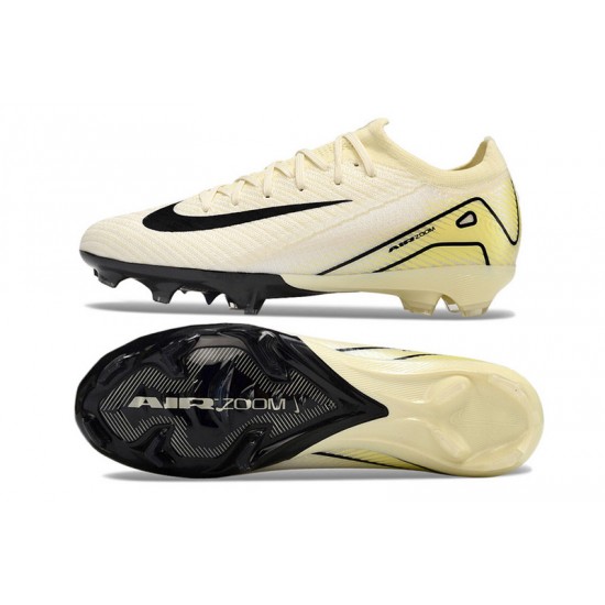 Women/Men Nike Mercurial Vapor 16 Elite FG Beige Football Boots