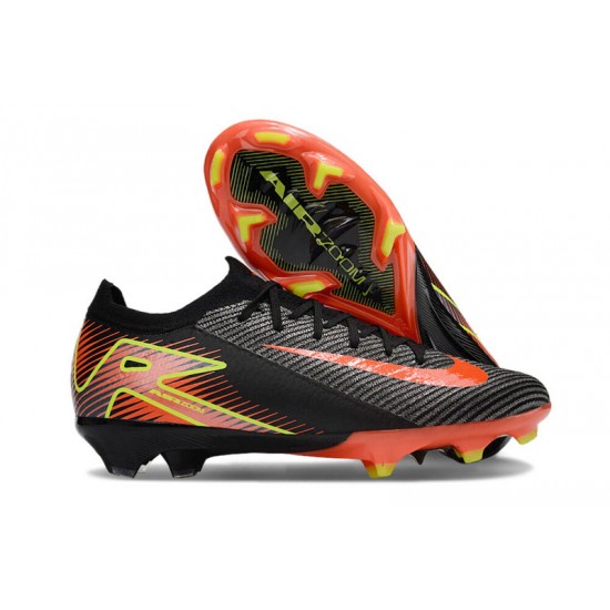 Women/Men Nike Mercurial Vapor 16 Elite FG Black Orange Football Boots