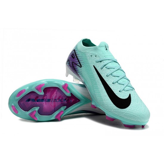 Women/Men Nike Mercurial Vapor 16 Elite FG Black and Purple Football Boots