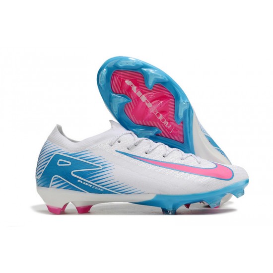 Women/Men Nike Mercurial Vapor 16 Elite FG Blue White Football Boots