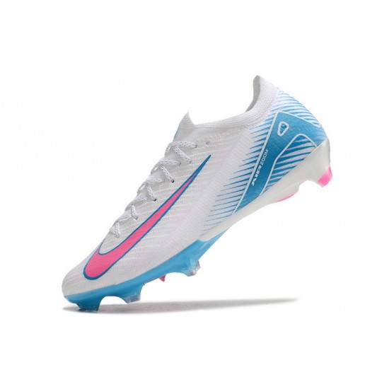 Women/Men Nike Mercurial Vapor 16 Elite FG Blue White Football Boots