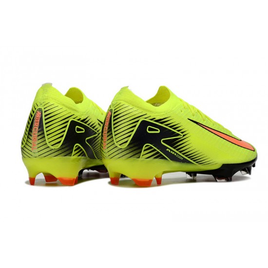 Women/Men Nike Mercurial Vapor 16 Elite FG Chartreuse and Orange Football Boots