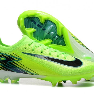 Women/Men Nike Mercurial Vapor 16 Elite FG Neongreen and Black Football Boots