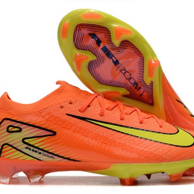 Women/Men Nike Mercurial Vapor 16 Elite FG Orange Yellow Football Boots