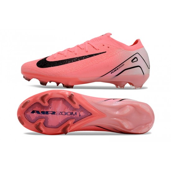 Women/Men Nike Mercurial Vapor 16 Elite FG Pink Black Football Boots