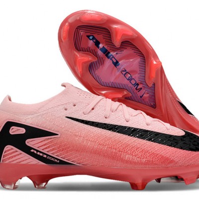 Women/Men Nike Mercurial Vapor 16 Elite FG Pink and Black Football Boots