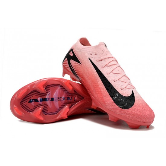 Women/Men Nike Mercurial Vapor 16 Elite FG Pink and Black Football Boots